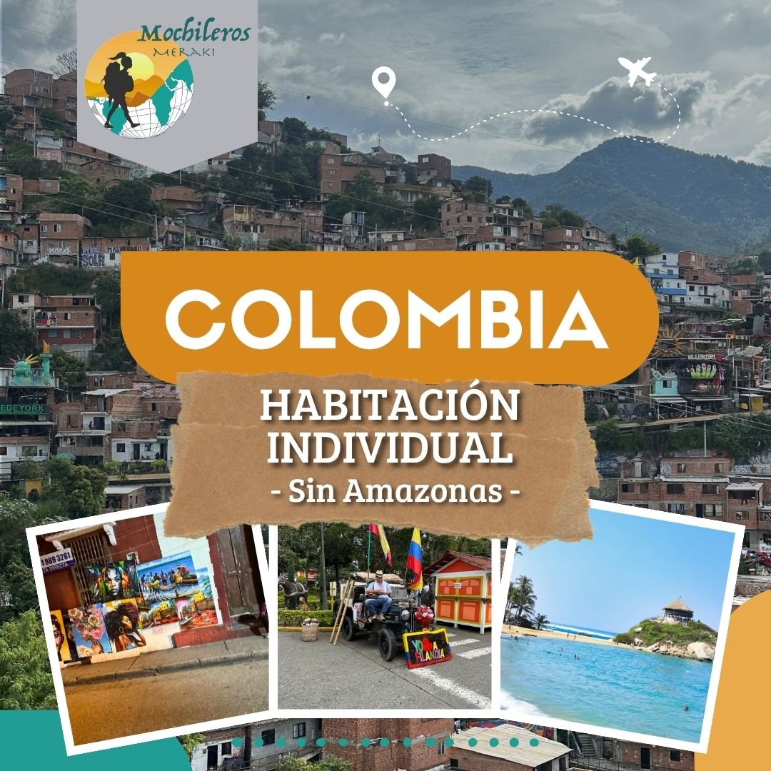 Colombia – Habitación Individual (sin Amazonas)