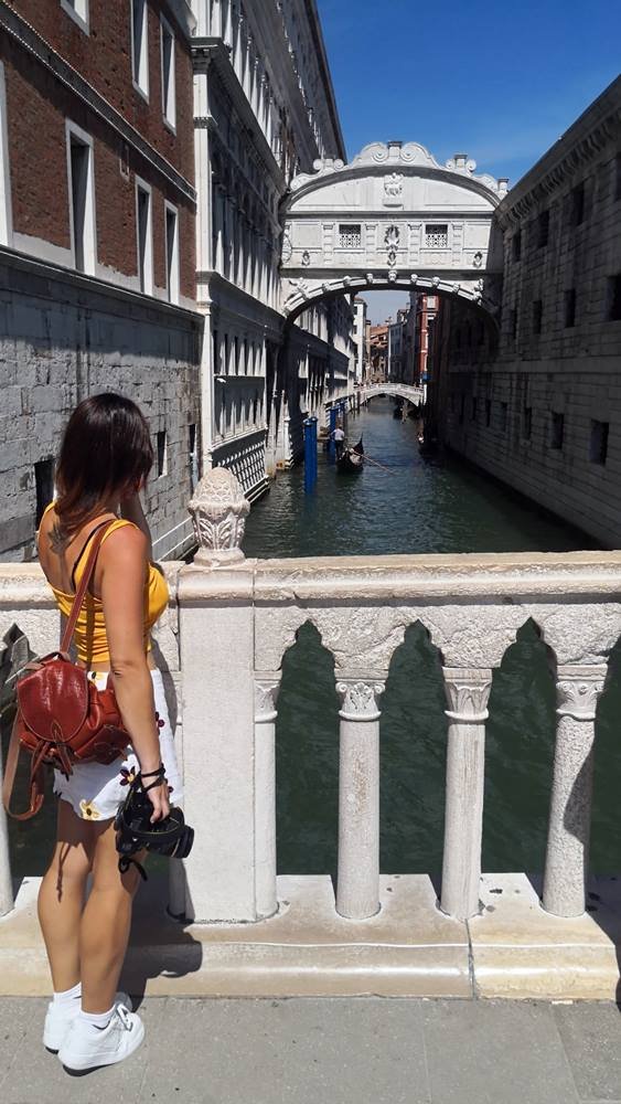 Puente de los suspiros en Venecia