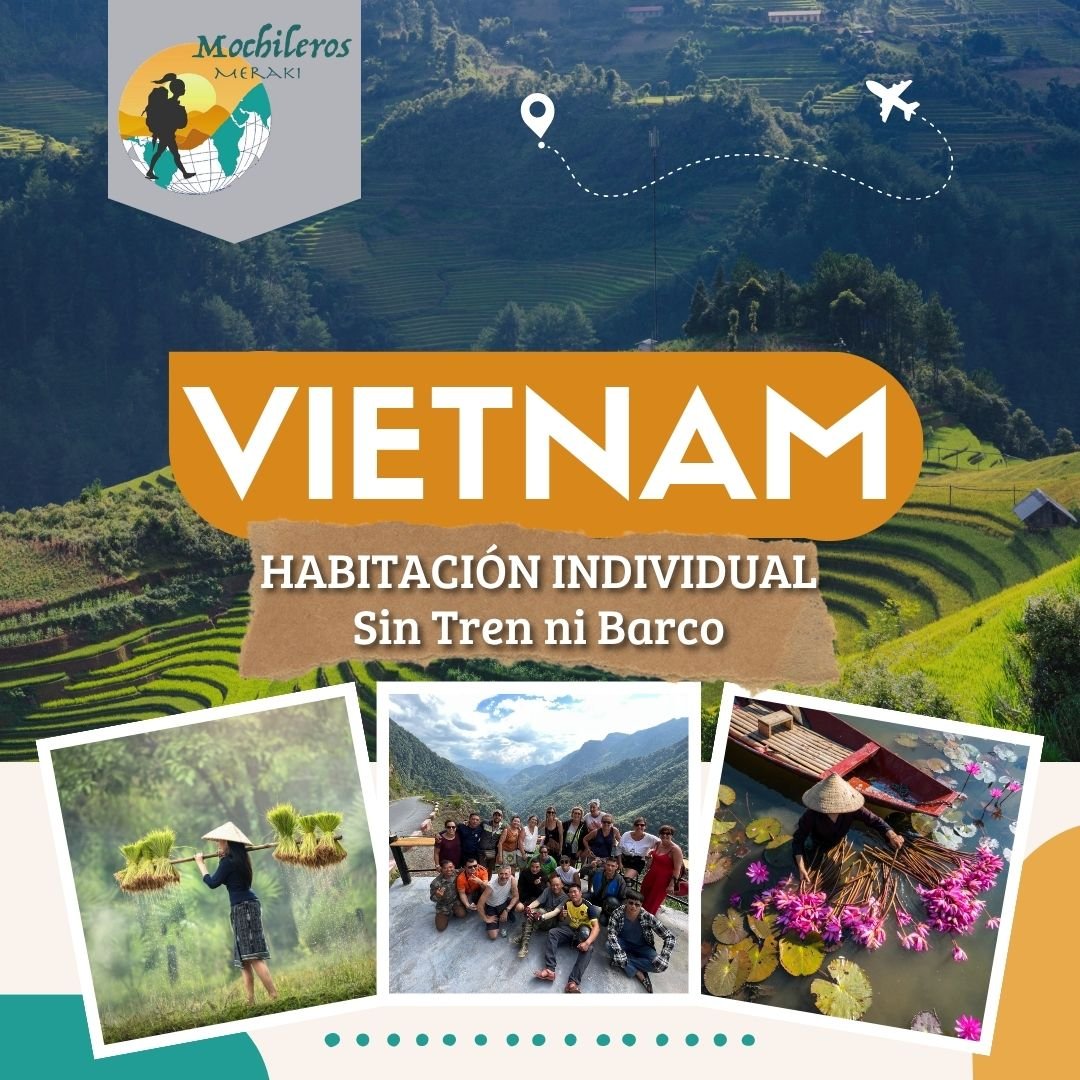 Vietnam  – Habitación Individual – Sin tren ni Barco