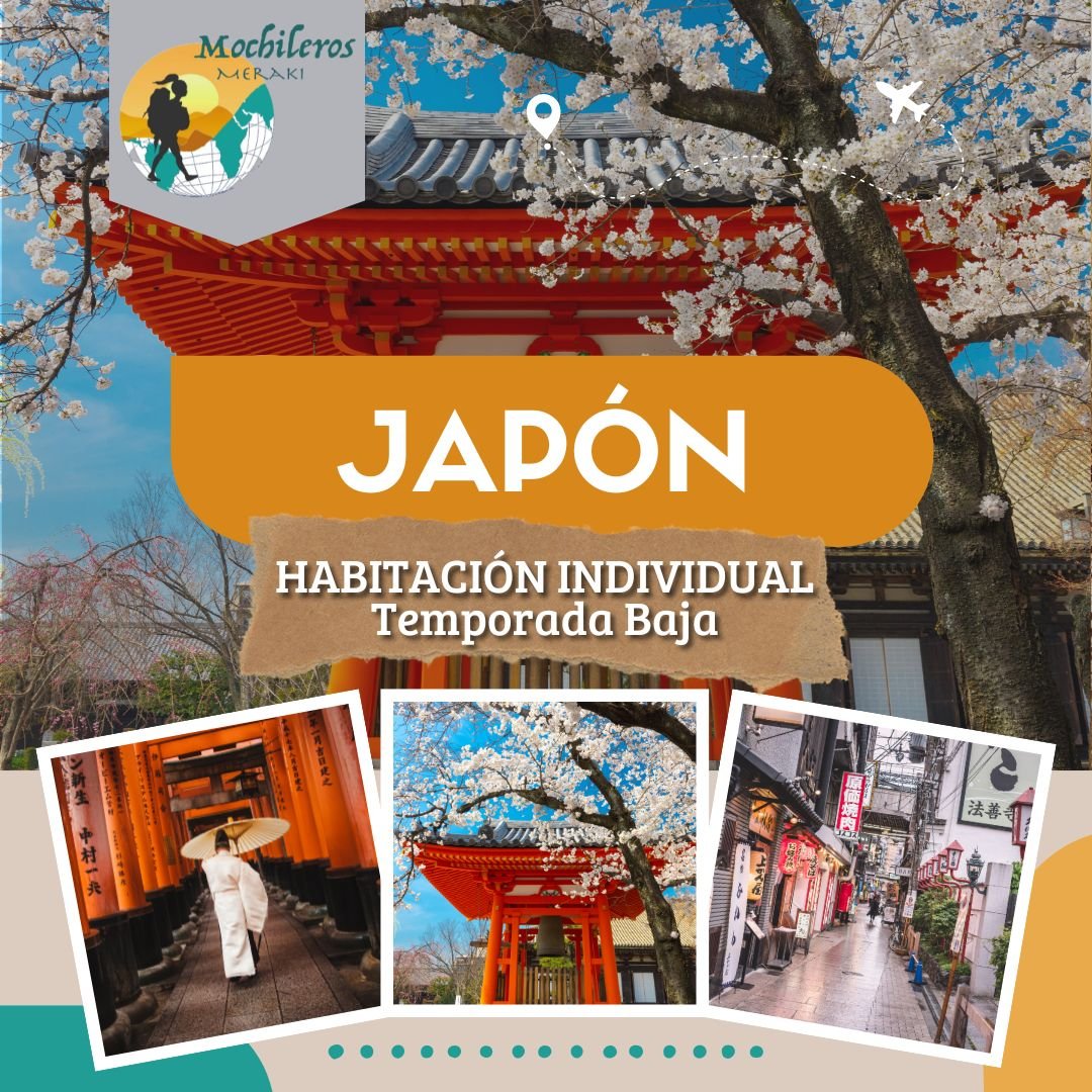 Japón – Habitación Individual – Temporada Baja